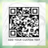 QR-Code | Modern Einfach Stylisch Scannbar Fensteraufkleber (Blatt 3)
