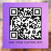 QR-Code | Modern Einfach Stylisch Scannbar Fensteraufkleber (Blatt 2)