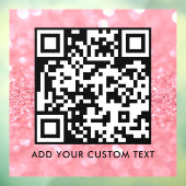 QR-Code | Modern Einfach Stylisch Scannbar Fensteraufkleber (Blatt 3)