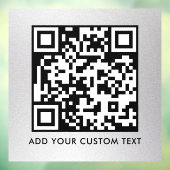 QR-Code | Modern Einfach Stylisch Scannbar  Fensteraufkleber (Blatt 3)