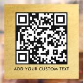 QR-Code | Modern Einfach Stylisch Scannbar Fensteraufkleber (Blatt 2)