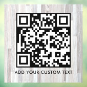 QR-Code | Modern Einfach Stylisch Scannbar Fensteraufkleber (Blatt 3)