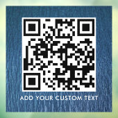 QR-Code | Modern Einfach Stylisch Scannbar Fensteraufkleber (Blatt 3)