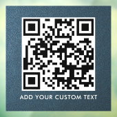 QR-Code | Modern Einfach Stylisch Scannbar Fensteraufkleber (Blatt 3)