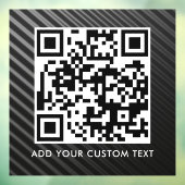 QR-Code | Modern Einfach Stylisch Scannbar  Fensteraufkleber (Blatt 3)