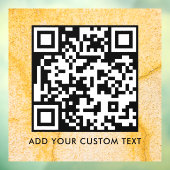 QR-Code | Modern Einfach Stylisch Scannbar Fensteraufkleber (Blatt 3)