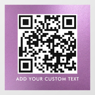 QR-Code Modern Einfaches Stylisches Scannbares F Fensteraufkleber