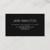 QR Code Modern Gold Profile Business Card Visitenkarte (Rückseite)