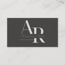 QR Code Modern Minimalist Business Cards Visitenkarte