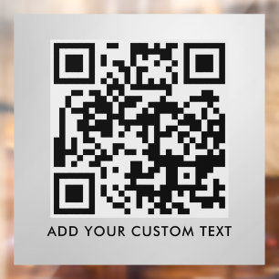 QR-Code Modern stilvoll scannbar Fensteraufkleber