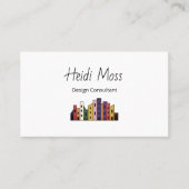 QR code Modern Urban Design Consultant  Visitenkarte (Vorderseite)