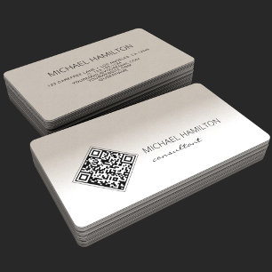 QR-Code modern Visitenkarte