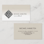 QR-Code modern Visitenkarte (Vorne/Hinten)