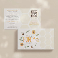 QR Code Moderne Apiarist Beekeeper Wreath Honeybee