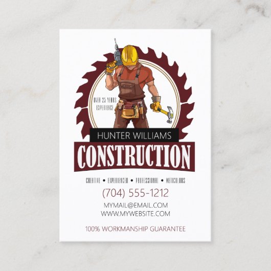 QR-Code Moderne Konstruktion Beruflich Vertikal Visitenkarte (Vorderseite)