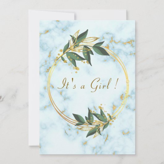 QR Code Moderne Marmorsäulendusche Einladung (Rückseite)