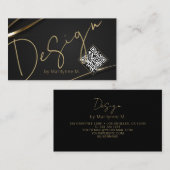 QR Code Moderne schicke Design Business Card Visitenkarte (Vorne/Hinten)