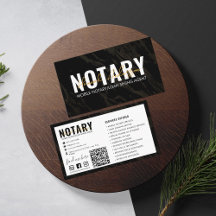 QR-Code | Moderne schwarze Marmormetalle - Notar