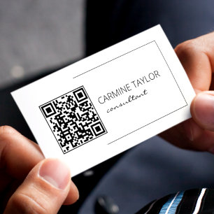 QR Code Moderner Berater Visitenkarte