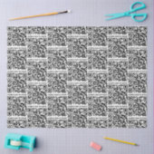 QR-Code Modernes Minimalistisches Geschäft Seidenpapier (Basteln)