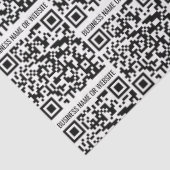QR-Code Modernes Minimalistisches Geschäft Seidenpapier (Ausschnitt)