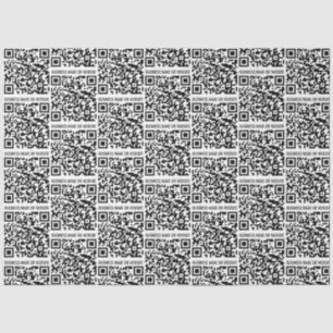 QR-Code Modernes Minimalistisches Geschäft Seidenpapier