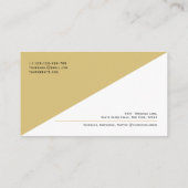 QR-Code Modernes, Minimalistisches, sauberes Beruf Visitenkarte (Rückseite)