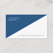 QR-Code Modernes, Minimalistisches, sauberes Beruf Visitenkarte (Rückseite)