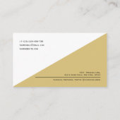 QR-Code Modernes, Minimalistisches, sauberes Unter Visitenkarte (Rückseite)