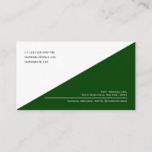 QR-Code Modernes, Minimalistisches, sauberes Unter Visitenkarte (Rückseite)