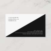 QR-Code Modernes, Minimalistisches, sauberes Unter Visitenkarte (Rückseite)