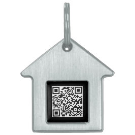 QR-Code | Modernes Schwarz, wenn Scannable verlore Tiermarke