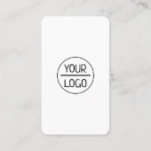 QR-Code Modernes, stilvolles Gold-Scannable-Netzwe Visitenkarte (Rückseite)