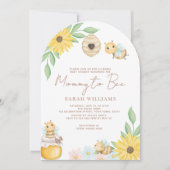 QR Code Mommy to bee Gender Neutral Baby Shower Einladung (Vorderseite)