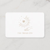 QR-Code - Moon Eye Yoga Reiki Wellness Visitenkarte (Vorderseite)