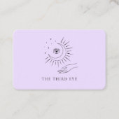 QR-Code - Moon Eye Yoga Reiki Wellness Visitenkarte (Vorderseite)