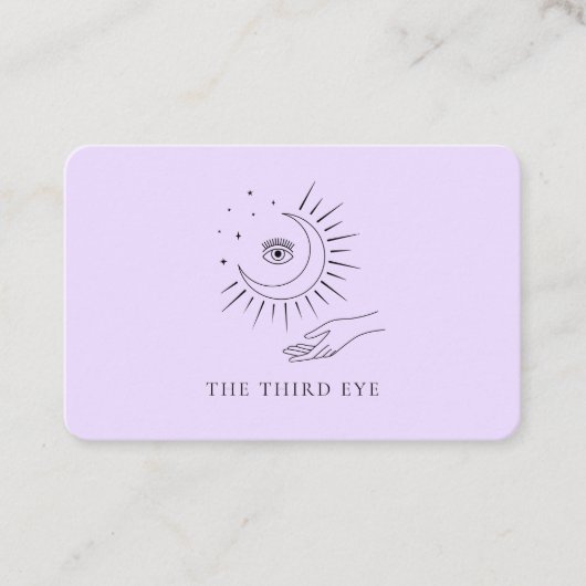 QR-Code - Moon Eye Yoga Reiki Wellness Visitenkarte (Vorderseite)