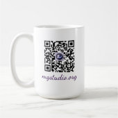 QR code mug Kaffeetasse (Links)