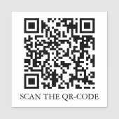 QR-Code Namensschild (Vorderseite)