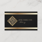 QR-Code Notar Signatur-Agent Visitenkarte (Vorderseite)