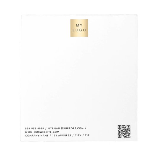 QR-Code Notizblock (Vorderseite)