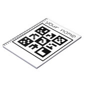 qr Code Notizblock (Linke Seite)