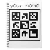 qr Code Notizblock (Vorderseite)