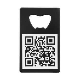 QR-Code nur Flaschenöffner aus rostfreiem Stahl
