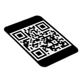 QR-Code nur flexibles Foto-Magnet Magnet (Rechte Seite)