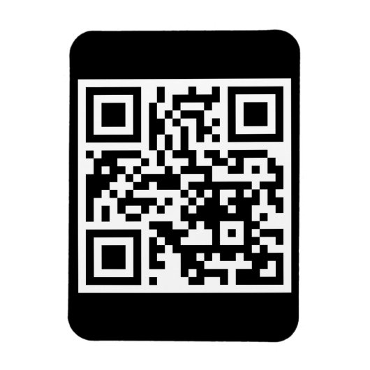QR-Code nur flexibles Foto-Magnet Magnet (Vertikal)