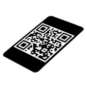 QR-Code nur flexibles Foto-Magnet Magnet (Linke Seite)