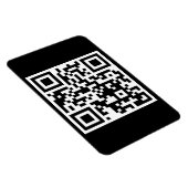 QR-Code nur flexibles Foto-Magnet Magnet (Rechte Seite)