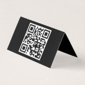 QR-Code nur horizontal geklappte Karte (Rückseite)