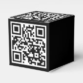 QR-Code nur klassisches Gefälligkeitsfeld Geschenkschachtel (Vorderseite)